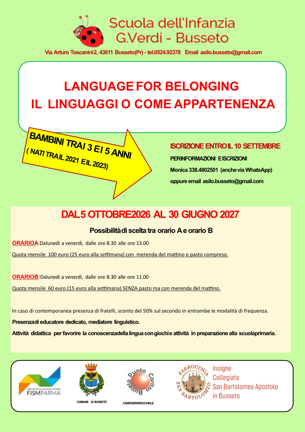 Language for Belonging – Il Linguaggio come Appartenenza